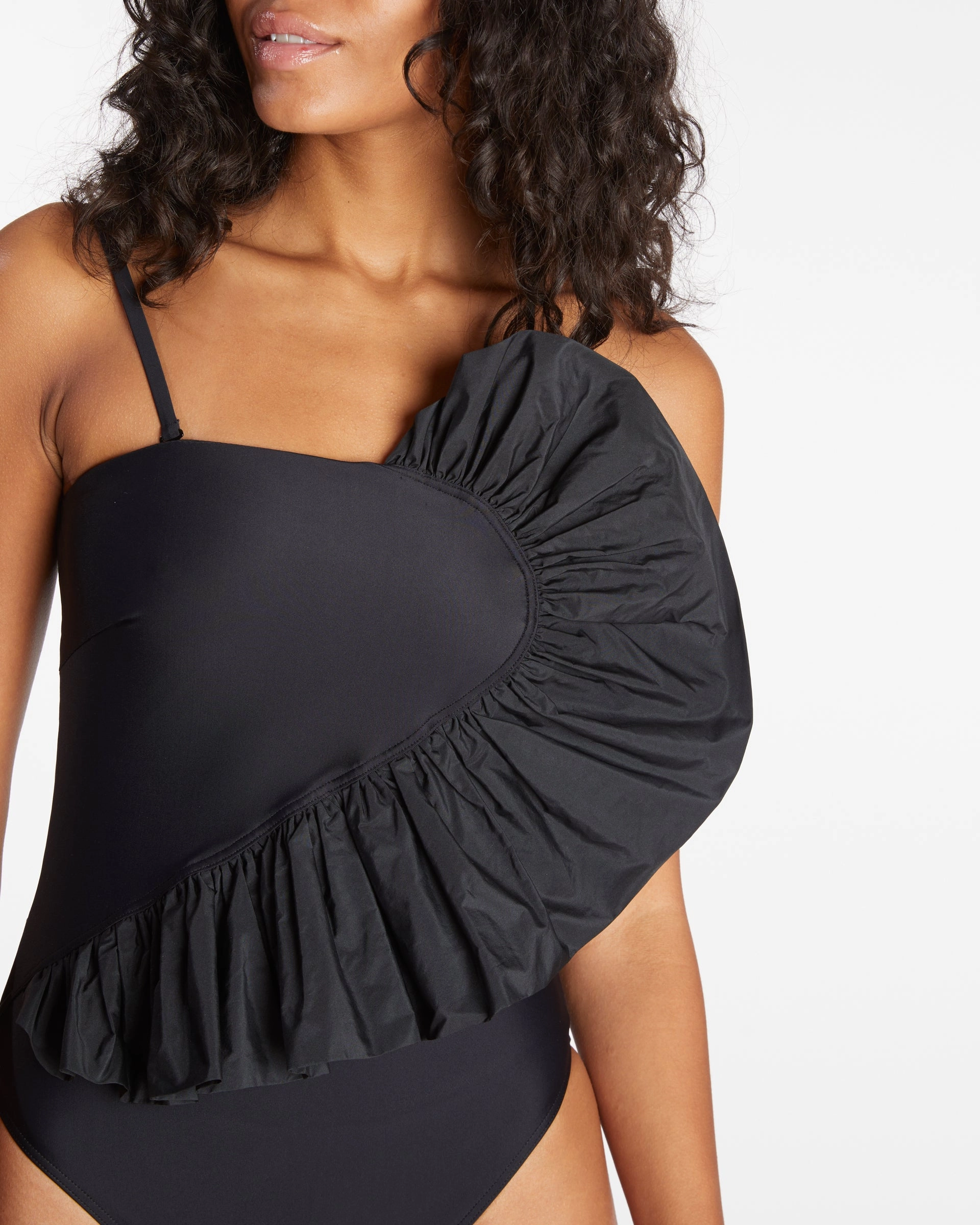 Lightweight Compression Drawstring-Closure Sarita One-Piece