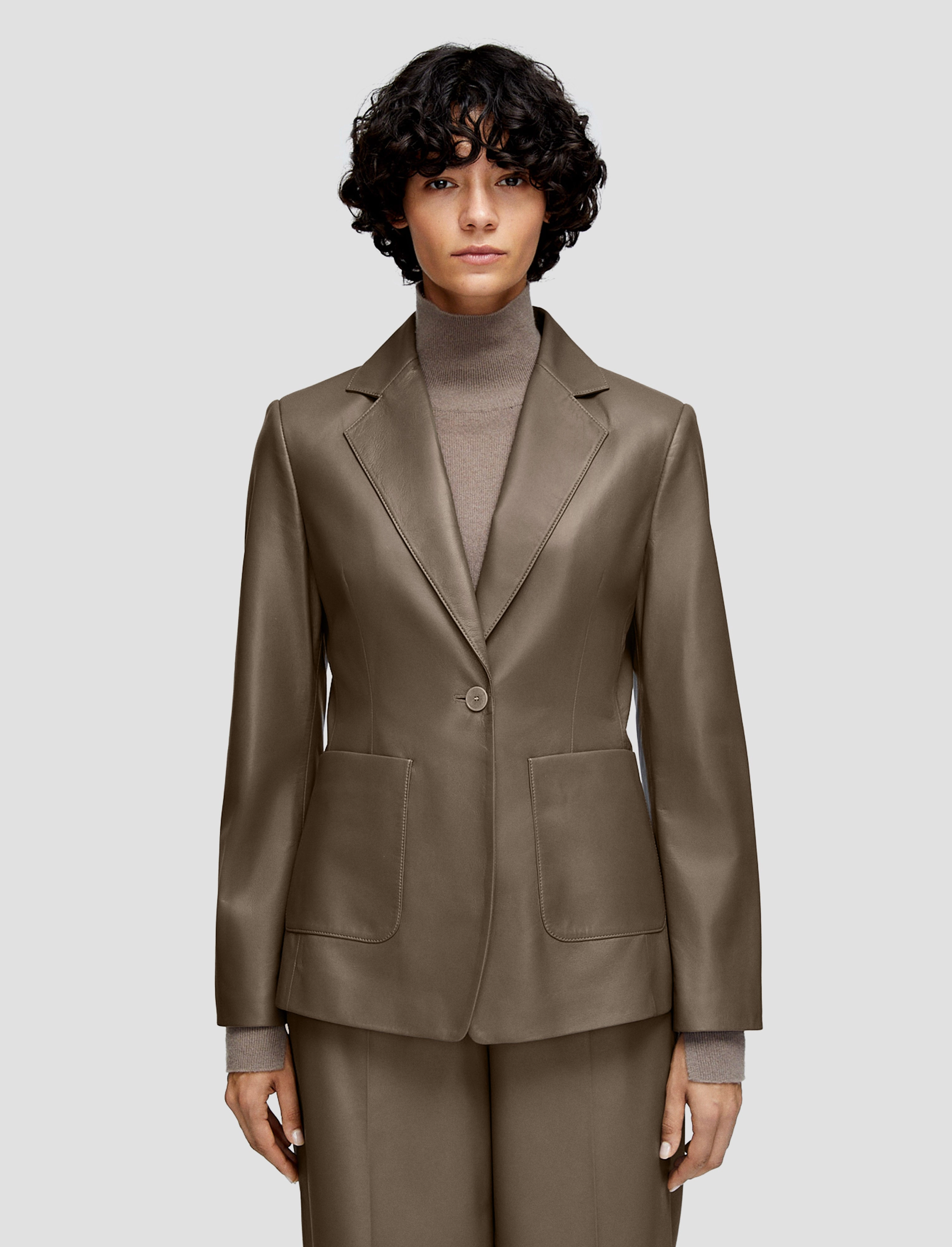 Glenview Nappa Leather Jacket Practical Layer Hint