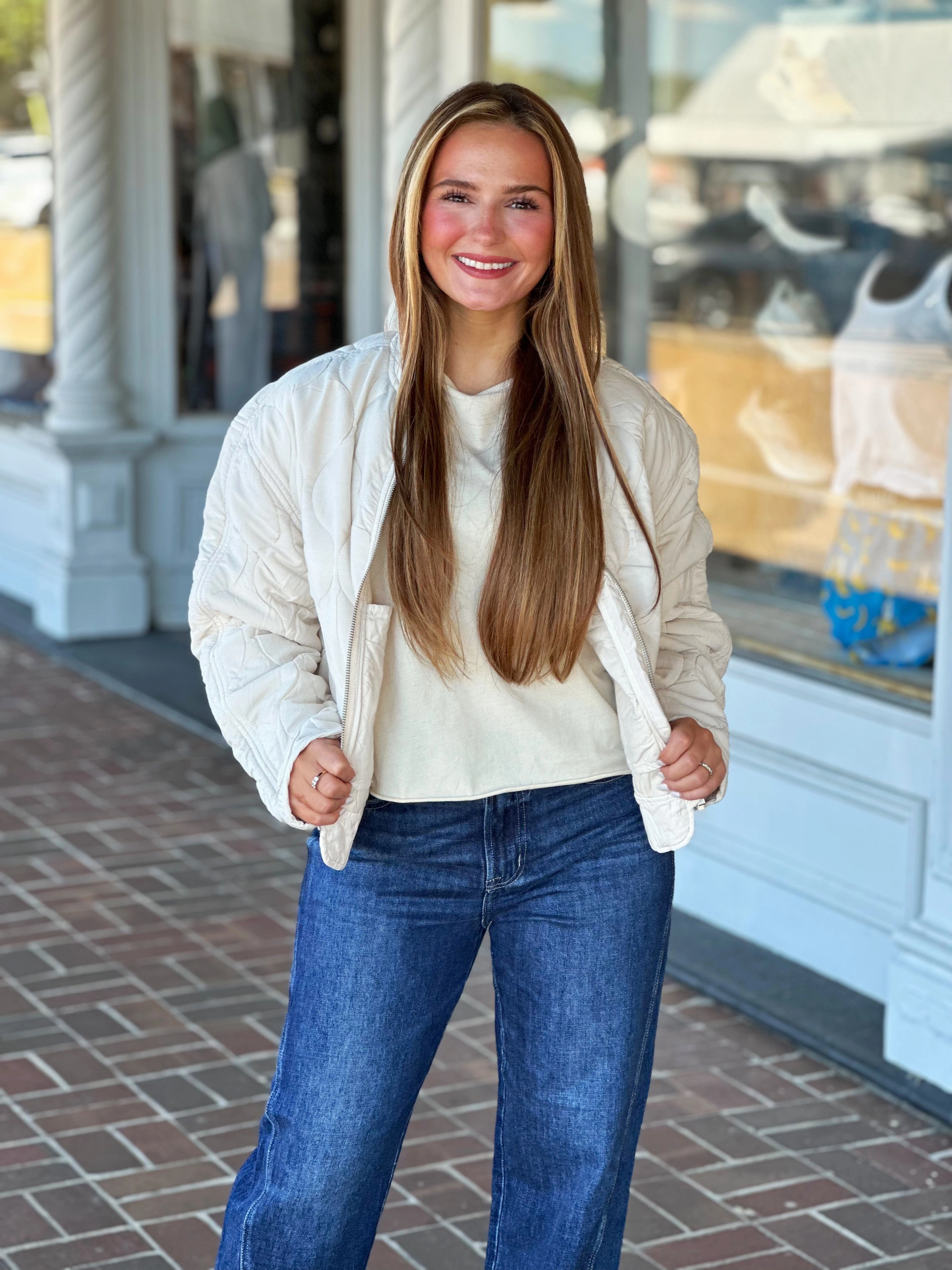 Roll Up Storage Design Dear John Maverick Jacket in Whitecap Gray