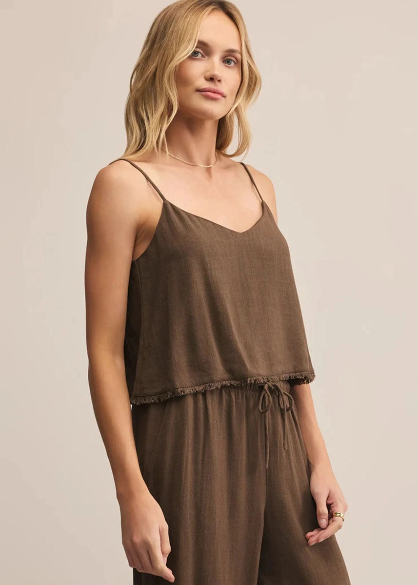 WeightedHem Sabel Tank - Tiki