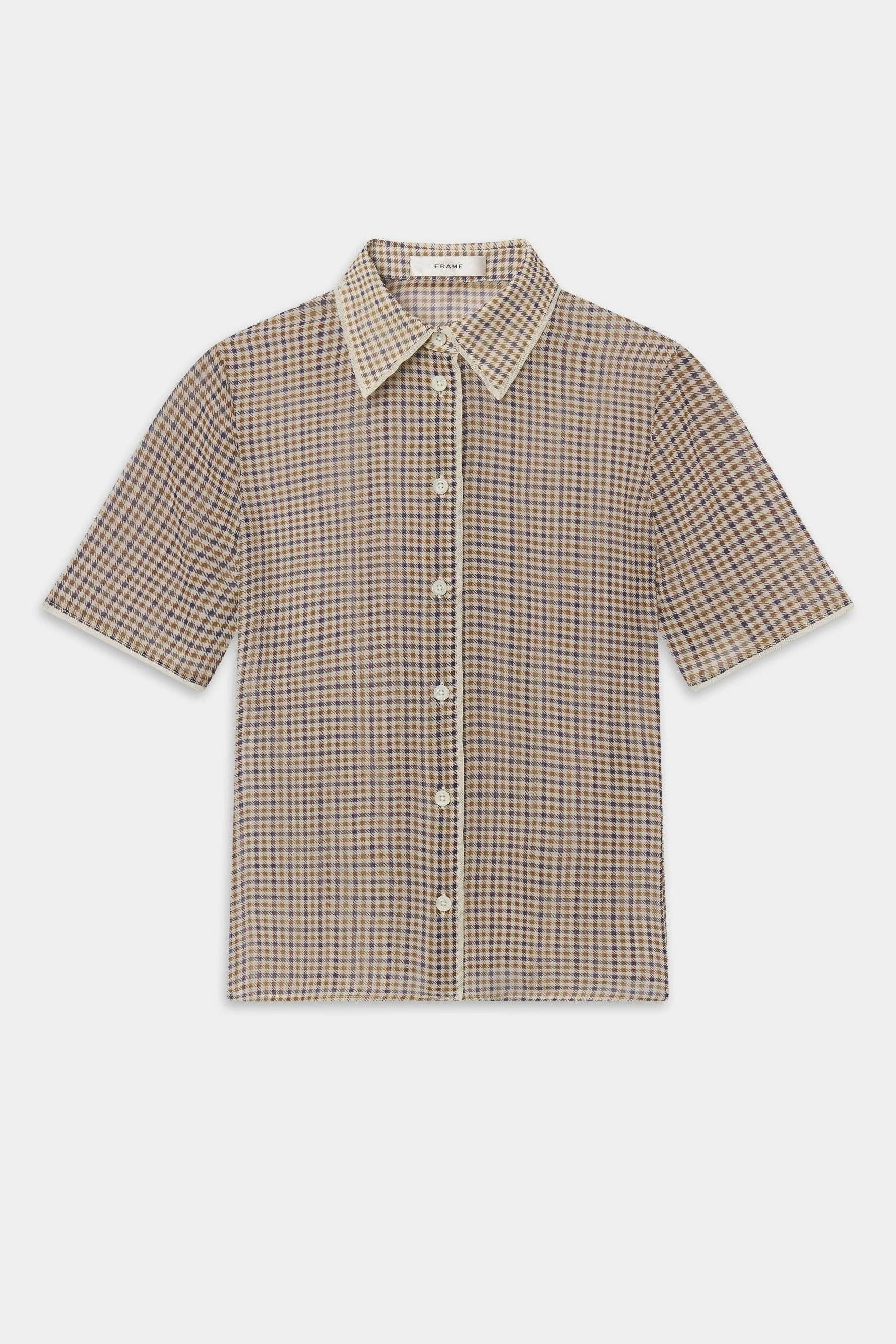 Active Blouse The Silk Check Shirt