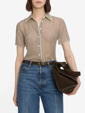 AllDay Comfort The Silk Check Shirt