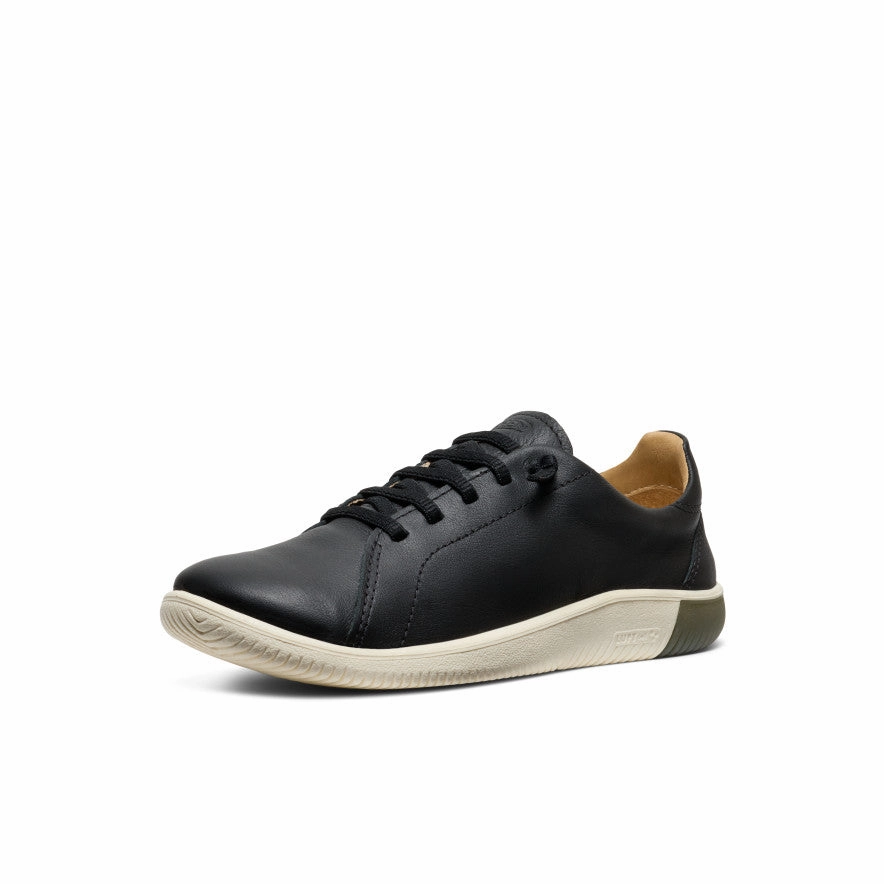 Slip Walk Access Cloud Soft Women's KNX Leather Sneaker  |  Black/Star White