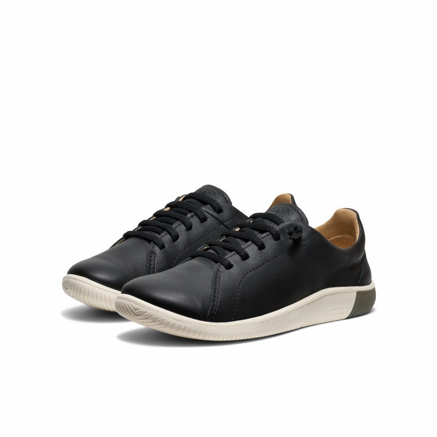 Relaxed Vibe Women's KNX Leather Sneaker  |  Black/Star White