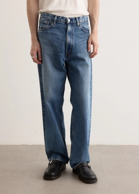 101 Dad's Fit Denim Pants Plain style Streetwear Fan Evening Stroll Elegant