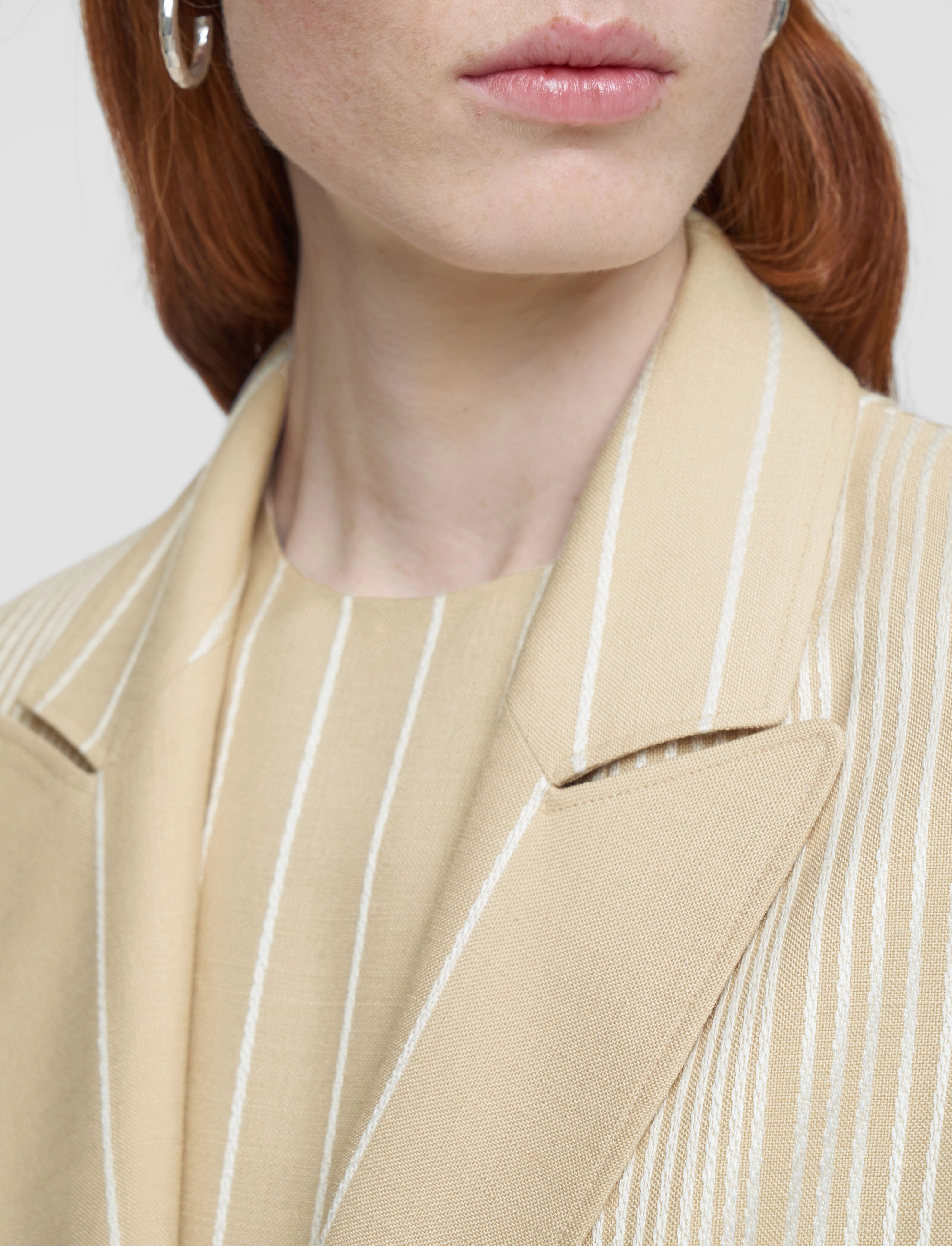 Grow Berlier Embroidered Stripes Jacket