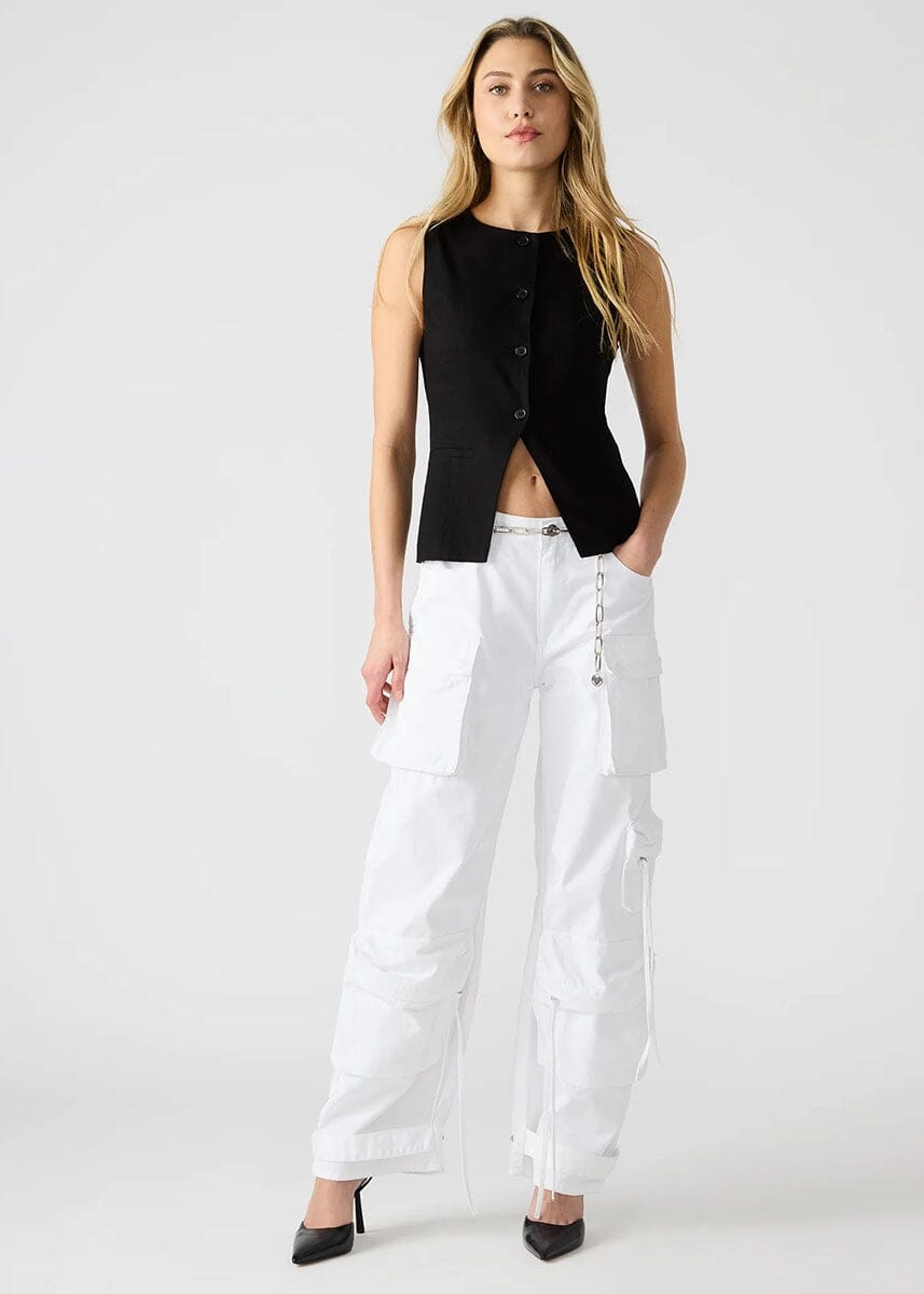 RecycledBlend Athletic Look Wesley Top - Black