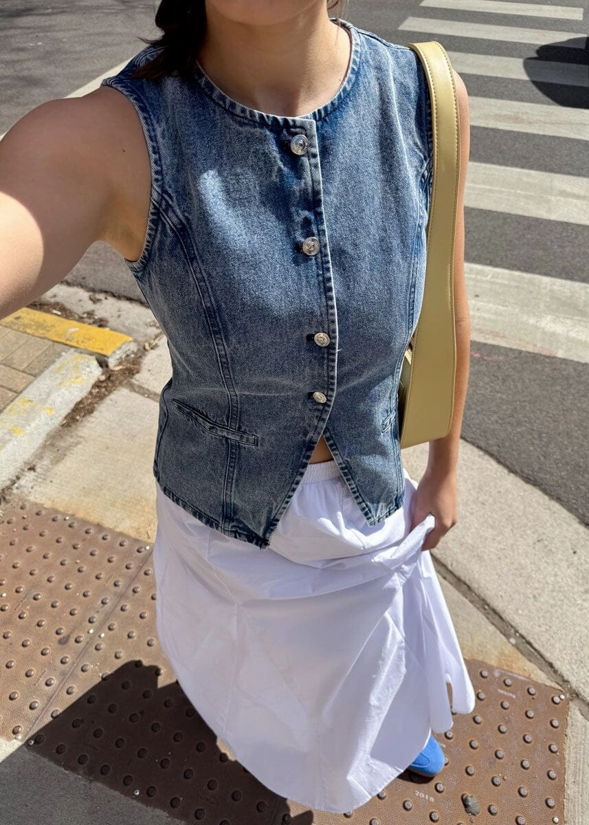 Wesley Top - East Side Wash Ribbed Trim