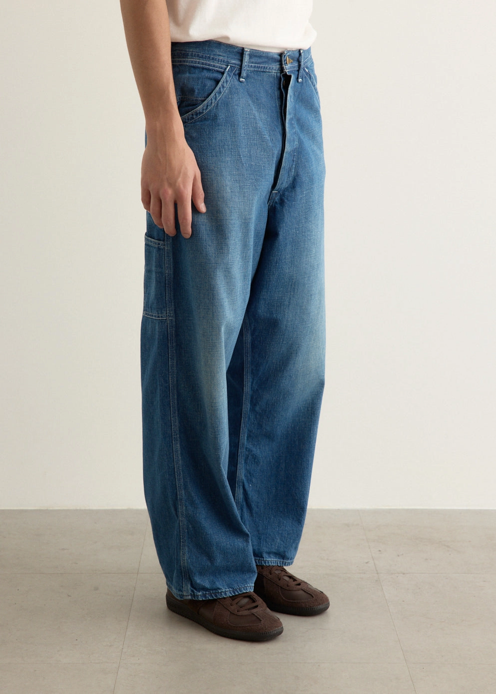 Streetwear Fan Minimalist Style Wide Fit 30's Painter Pants