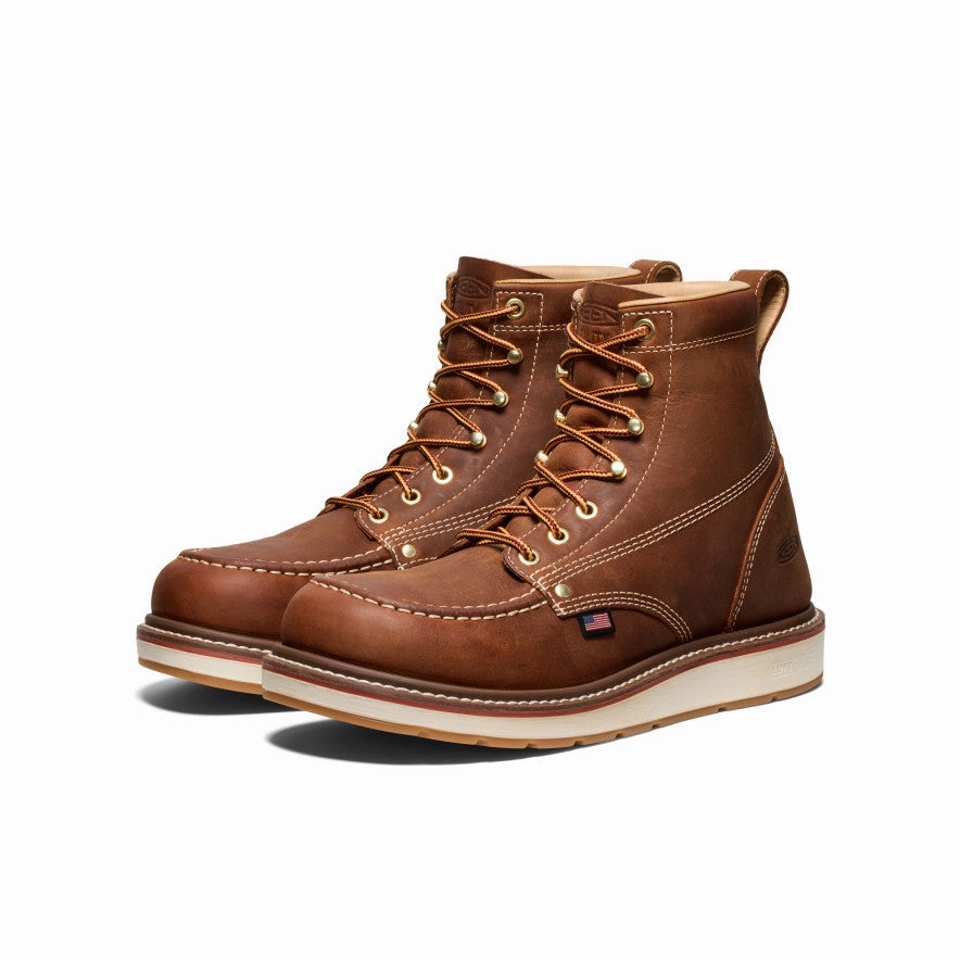 Men's Liberty 6" Boot (Soft Toe)  |  Leather Brown/Birch Daily Essentials