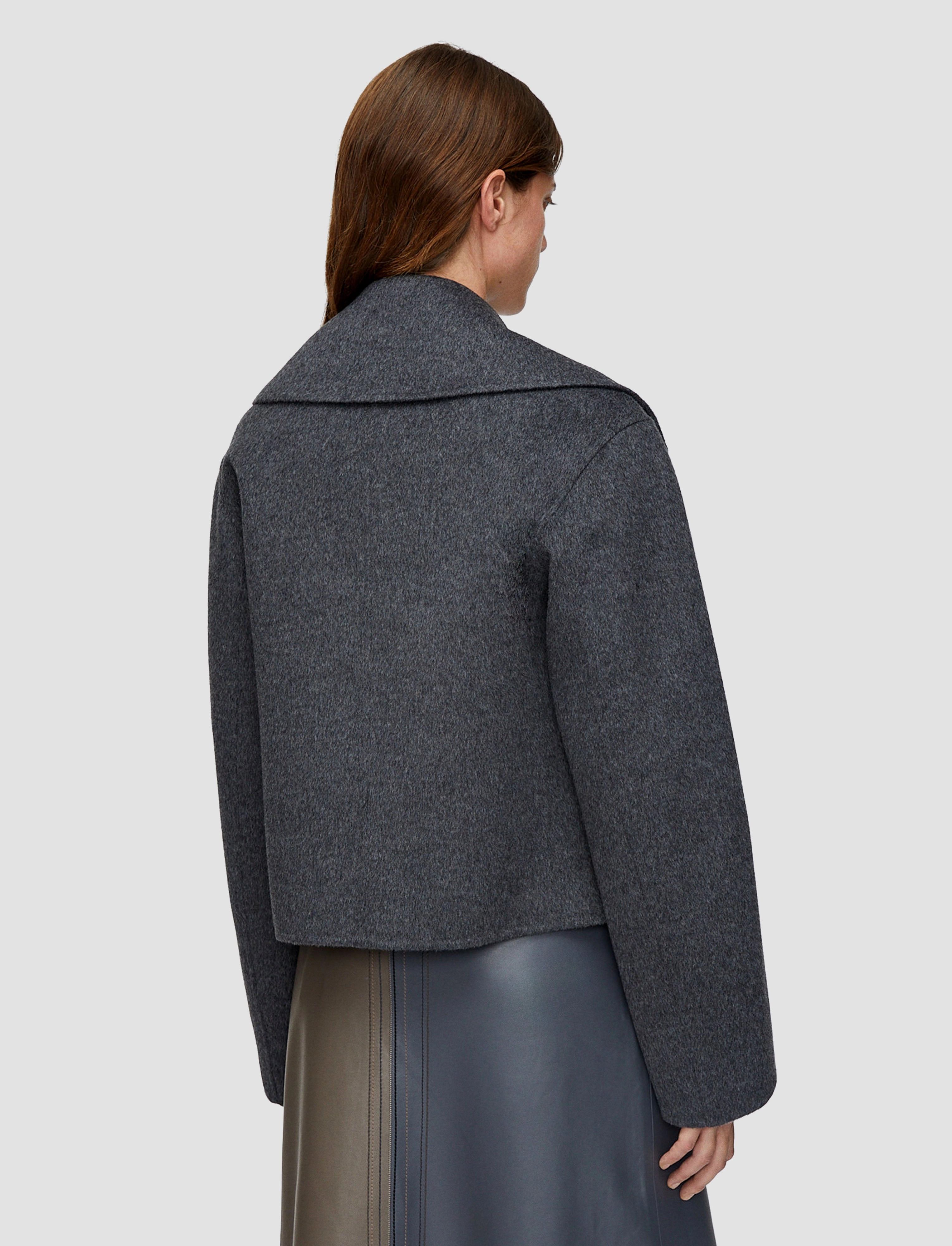 Delano Double Face Cashmere Jacket Discover Wax