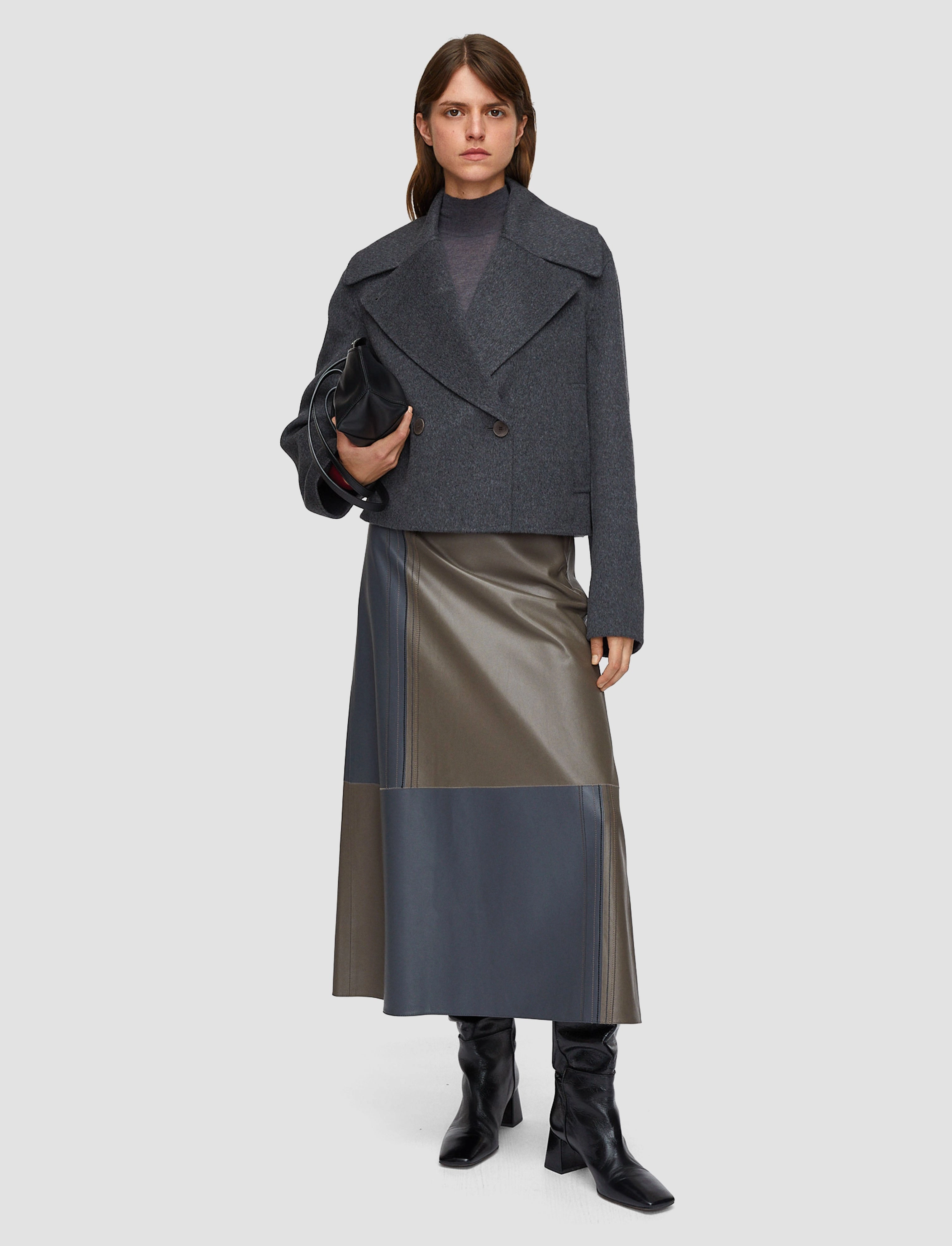 Delano Double Face Cashmere Jacket NonChafing Seam Placement Lightweight Comfort