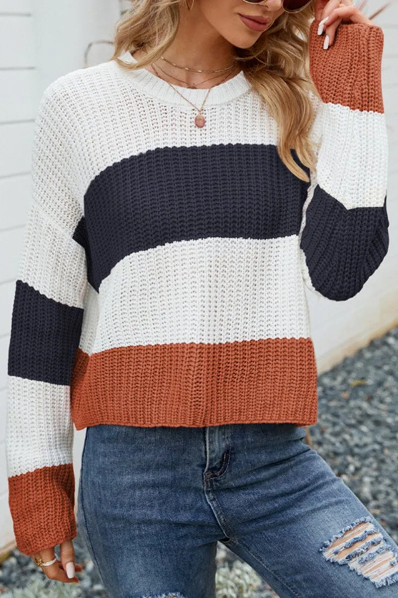 Comfortable Style Winter Wear WOMEN CROCHET FISHERMAN KNITTED LOOSE SWEATER