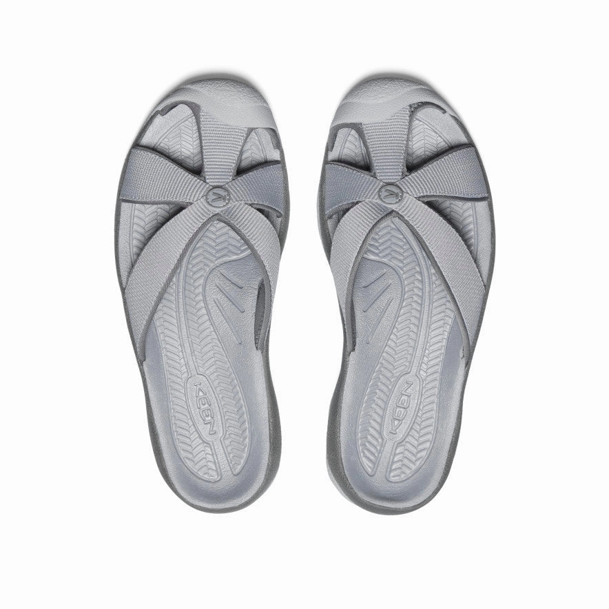 Women's Bali Slide Sandal  |  Alloy/Steel Grey Flexible Move