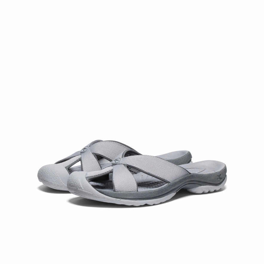Relaxed Walk Women's Bali Slide Sandal  |  Alloy/Steel Grey