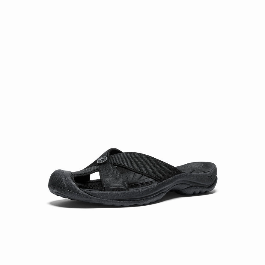 Ventilation Ports Torsional Stability Women's Bali Slide Sandal  |  Black/Steel Grey
