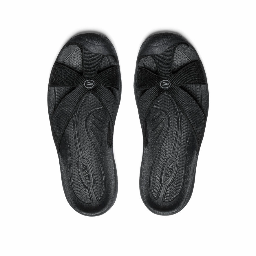 Women's Bali Slide Sandal  |  Black/Steel Grey Practical Shoes