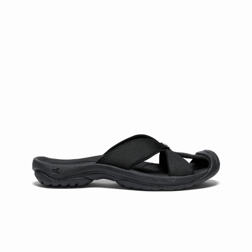 Low Maintenance Women's Bali Slide Sandal  |  Black/Steel Grey