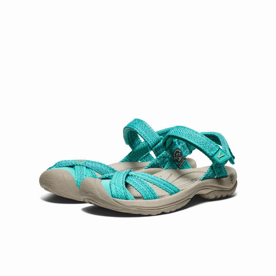 Women's Bali Strap Sandal  |  Bright Aqua Foot Freedom