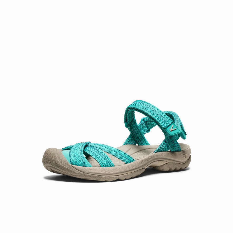 Practical Women's Bali Strap Sandal  |  Bright Aqua