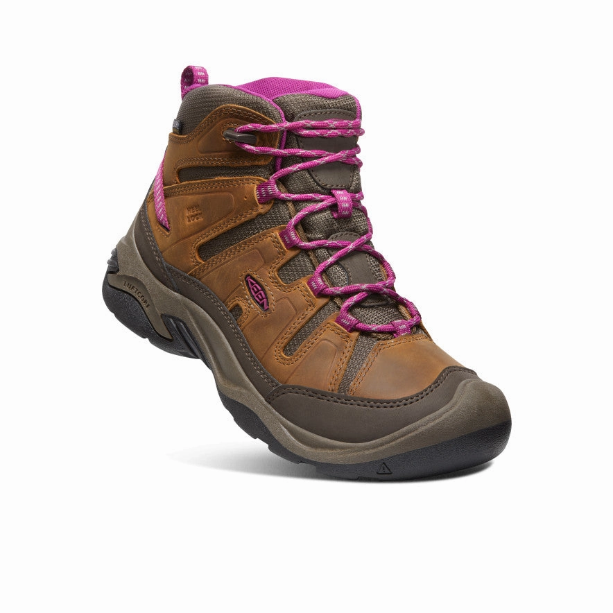 Women's Circadia Waterproof Boot  |  Syrup/Boysenberry Abrasion Resistant Lining Mud Resistant Outdoor Trek