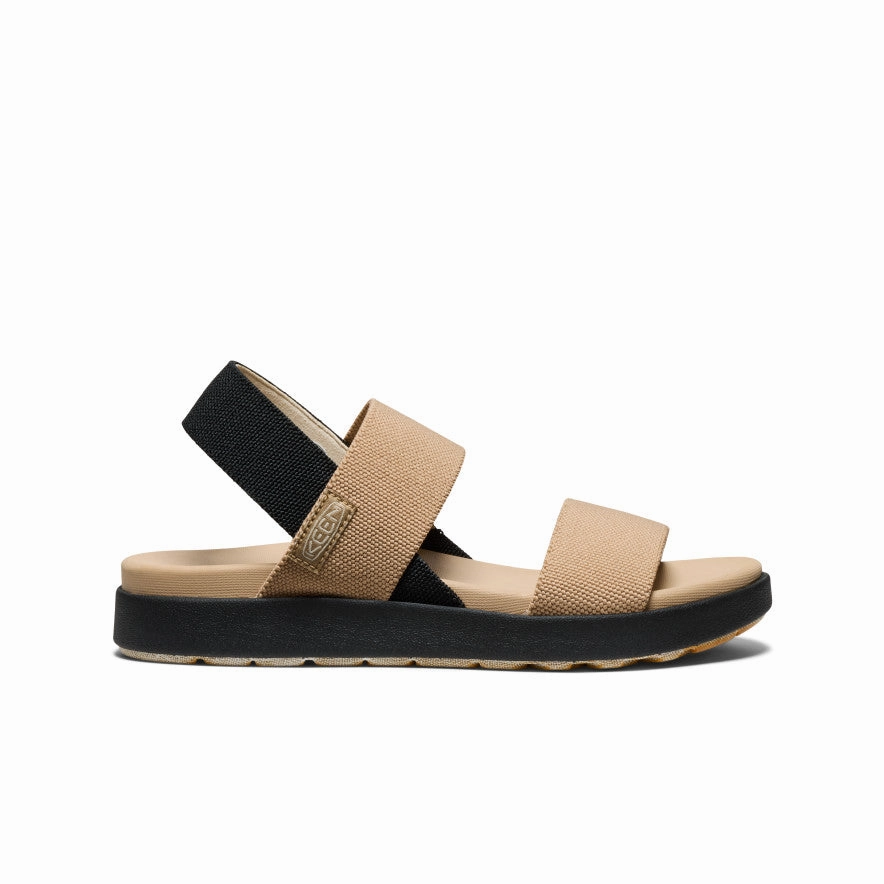 Women's Elle Backstrap Sandal  |  Cornstalk/Black Easy Wear
