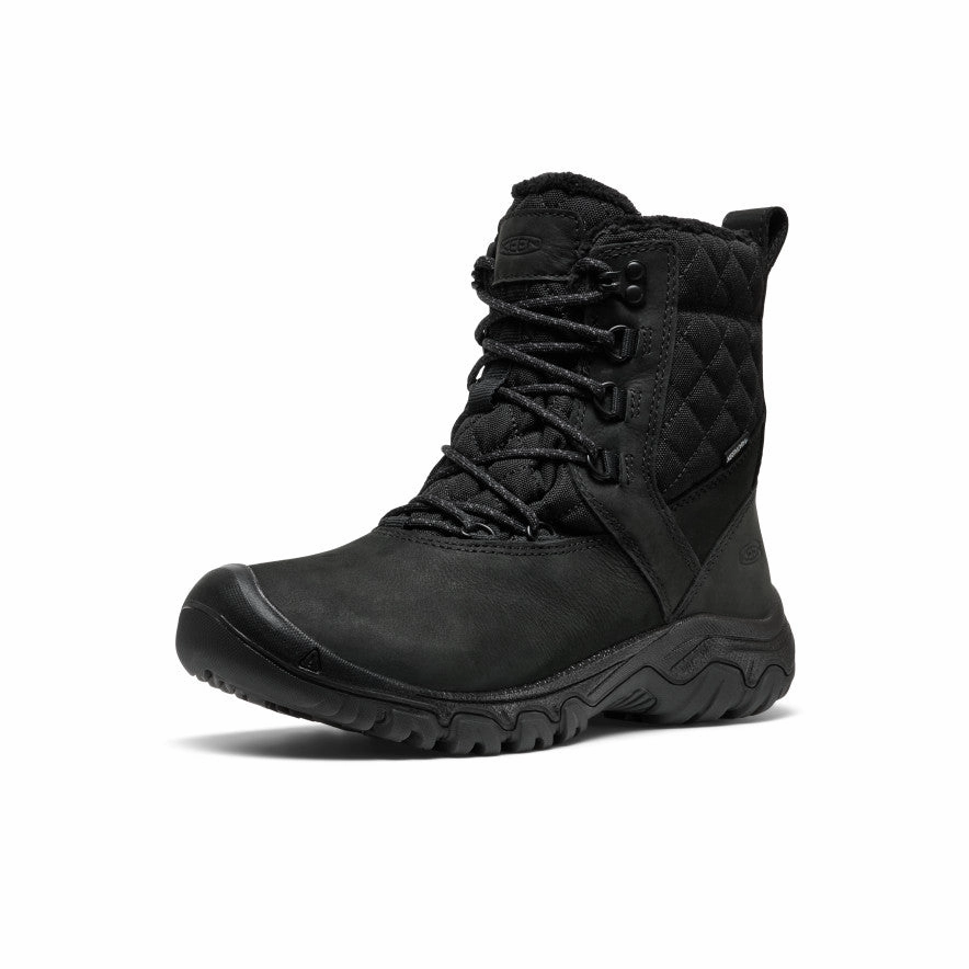 Secure Strap work use Women's Greta II Waterproof Boot  |  Black