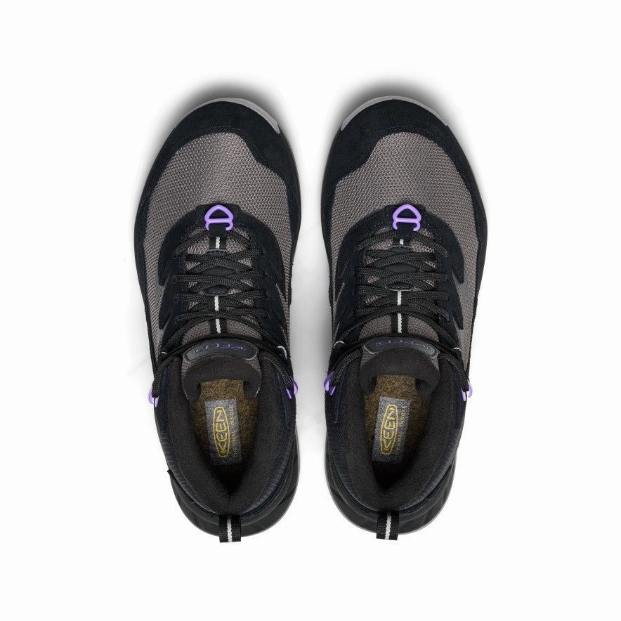 Washable MemoryFoam Women's Hightrail Polar Hiking Boot  |  Black/Aster Purple