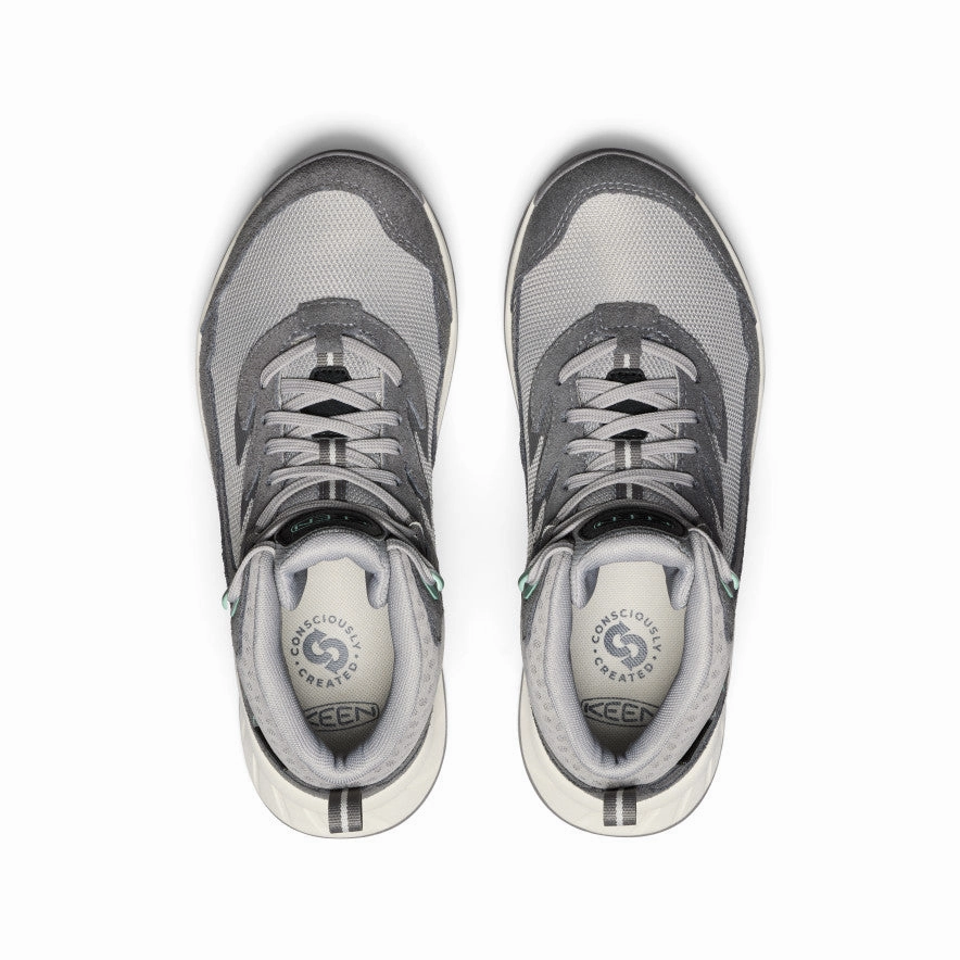 Contoured Footbed Shape Women's Hightrail Waterproof Hiking Boot  |  Alloy/Lichen