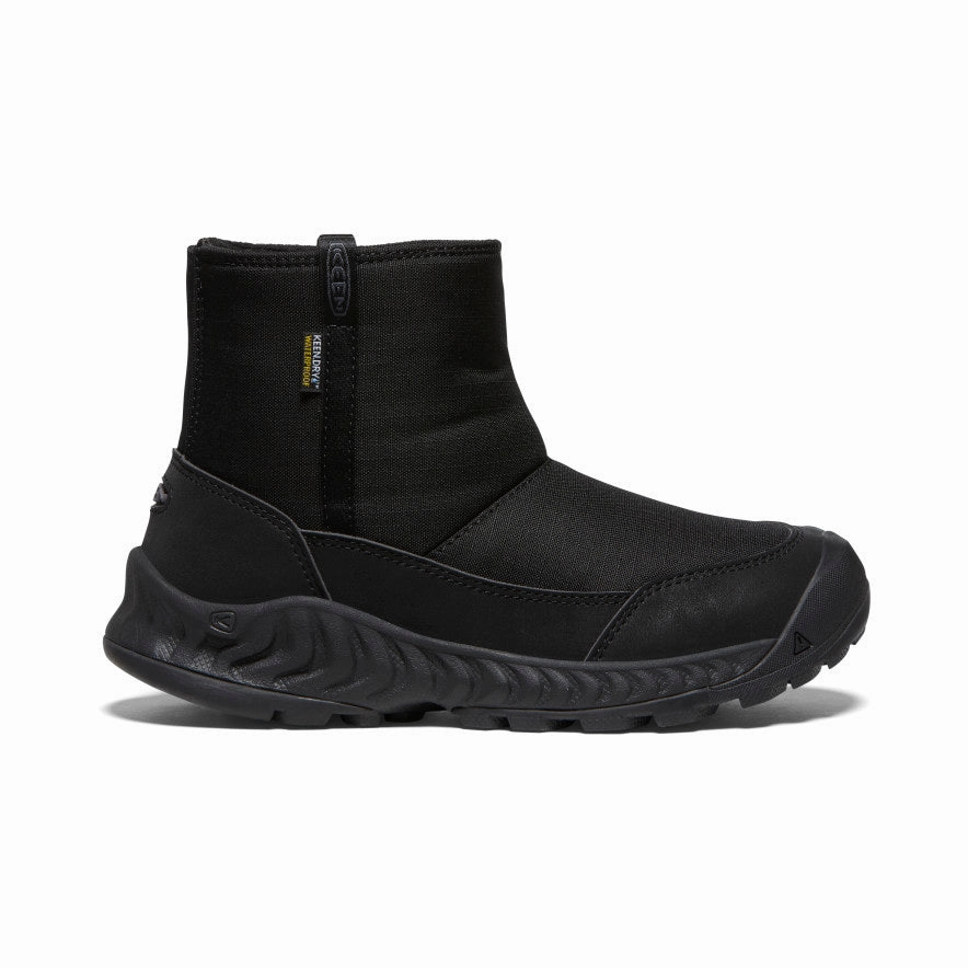 Women's Hood NXIS Waterproof Pull-On  |  Black/Black Light On Feet Easy Fit Shoes