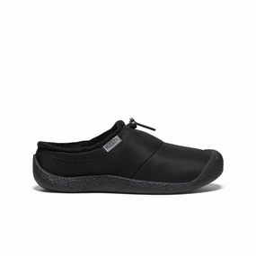 Relax Walk Effortless Walking Fit Women's Howser III Slide  |  Black Smooth Nylon