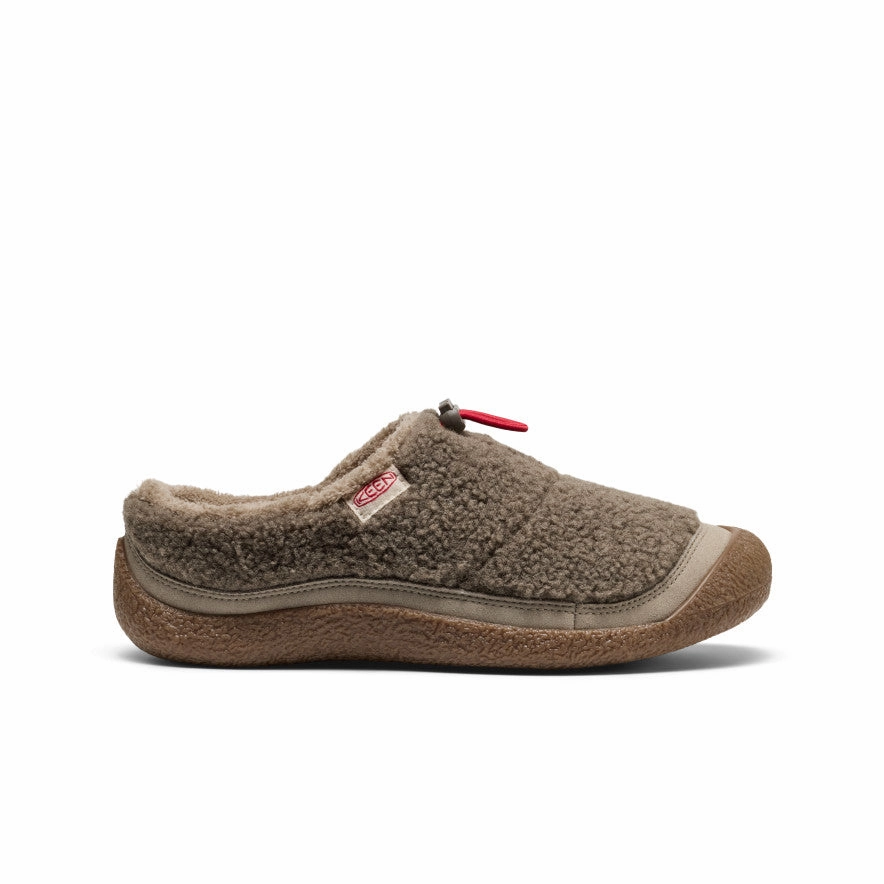Walk Fit Comfort Women's Howser III Slide  |  Brindle/Brindle Sherpa Fleece