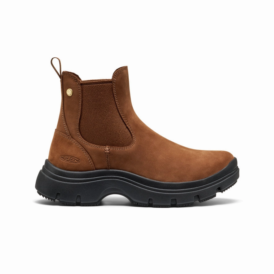 Women's Kosa Chelsea Boot  |  Bison/Black Waterproof Cold Weather Commuter