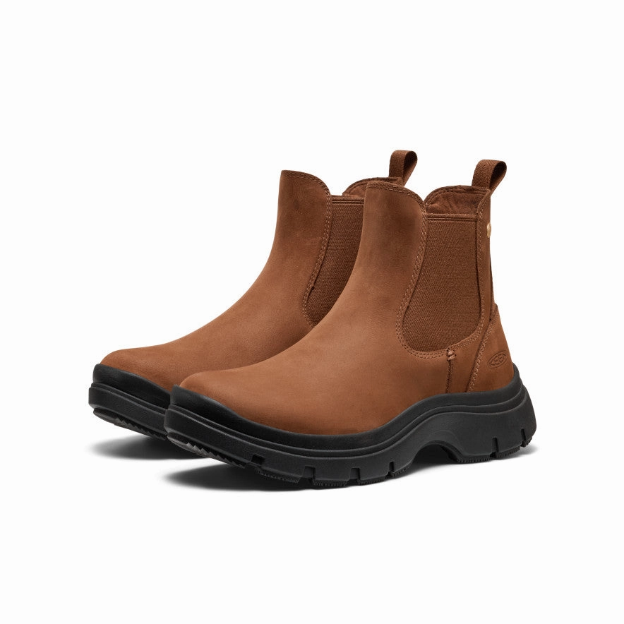 Women's Kosa Chelsea Boot  |  Bison/Black Stable Step Smooth Texture
