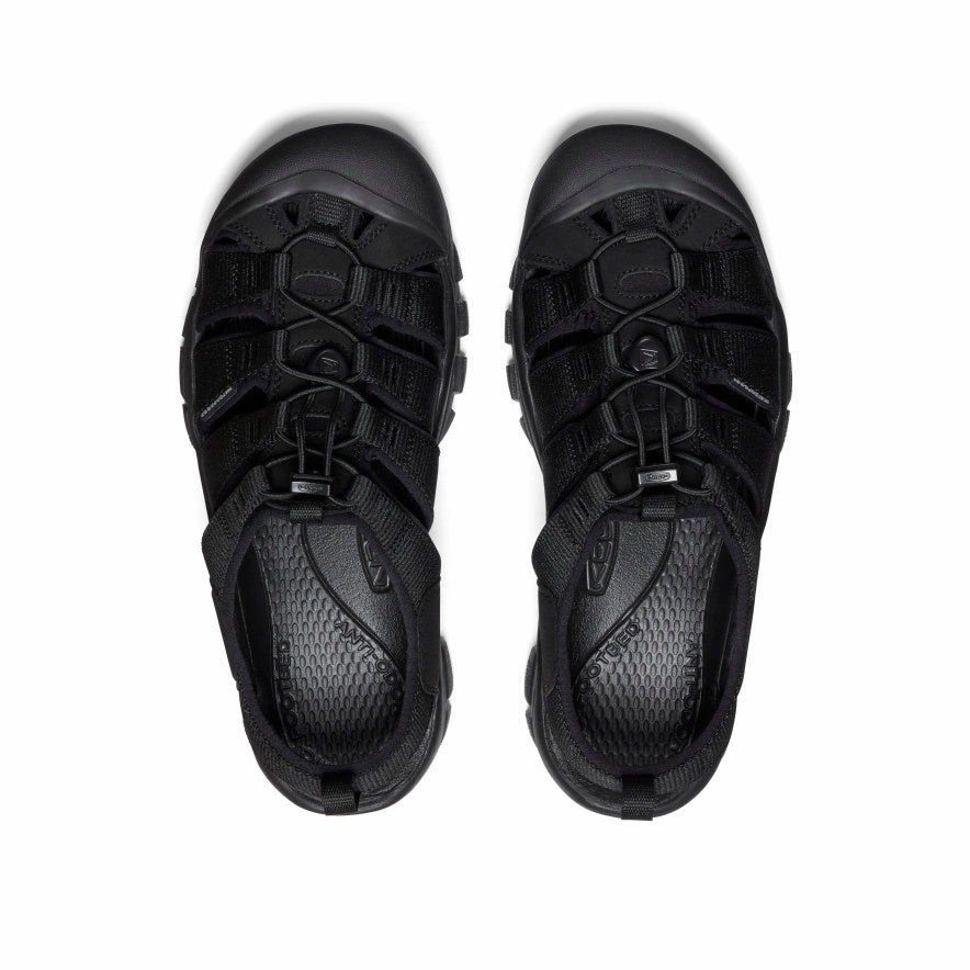 hook and loop closure Women's Newport H2  |  Triple Black