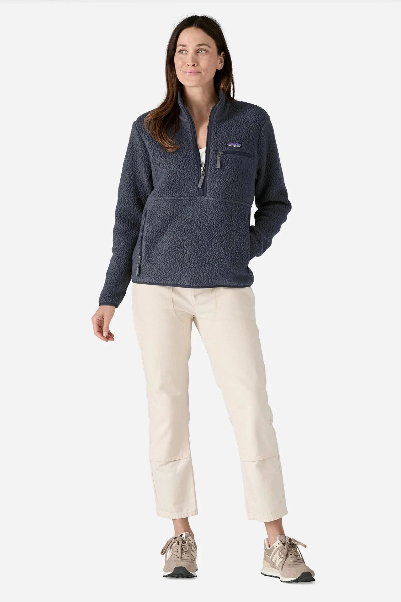 Women's Retro Pile Fleece Marsupial Announce