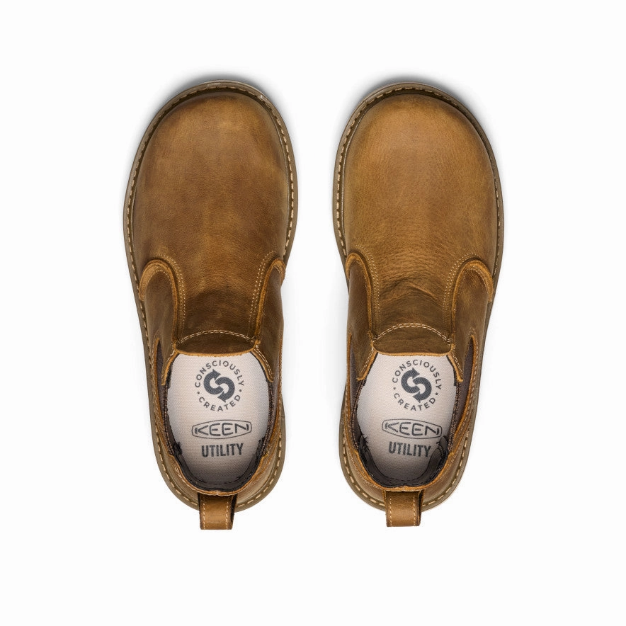 Women's San Jose Chelsea 90 Heel Boot (Soft Toe)  |  Belgian/Gum Active Wear Durable Material