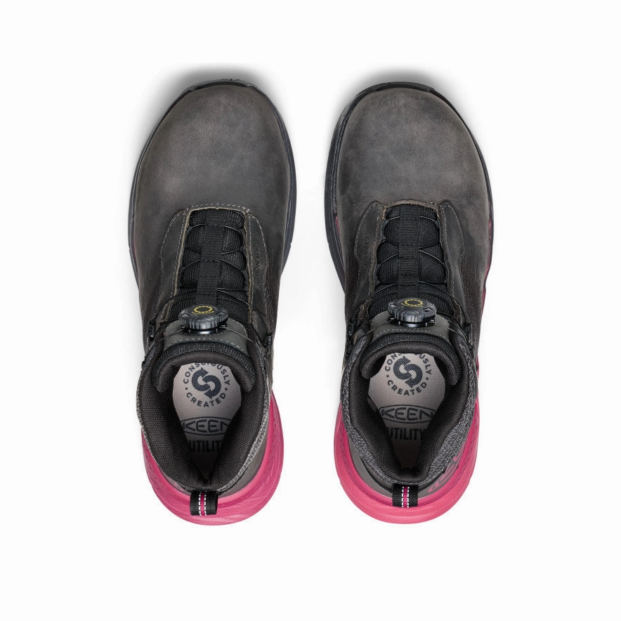 Mud Ground Weekend Trip Women's Snapline RF Waterproof Boot (Carbon Toe)  |  Magnet/Black