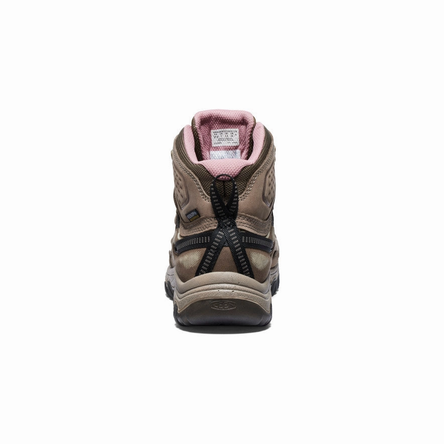Women's Targhee IV Waterproof Hiking Boot  |  Brindle/Nostalgia Rose Smooth Surface