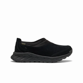 Women's TTS Moc Waterproof Sneaker  |  Black/Black Fashionable Slip On Foot Freedom