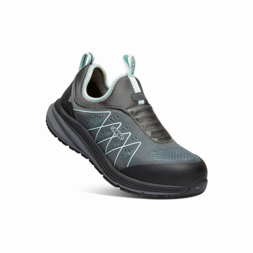 Women's Vista Energy Shift (Carbon Toe)  |  Steel Grey/Blue Glass Open Toe Secure And Comfortable