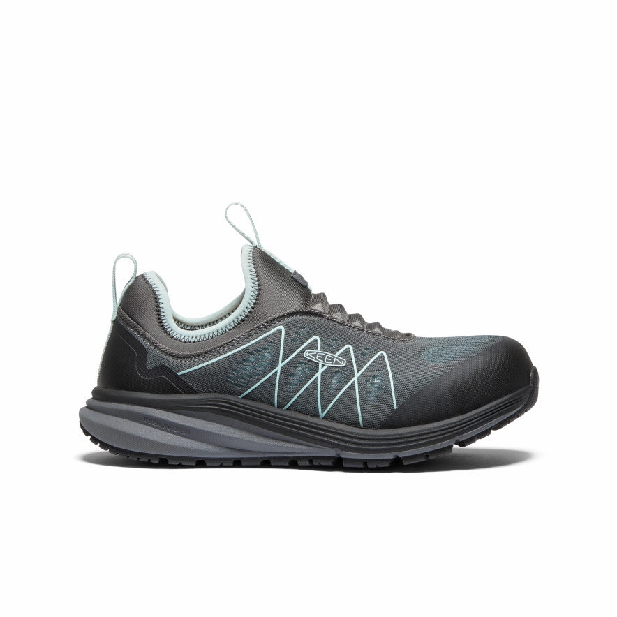 Women's Vista Energy Shift (Carbon Toe)  |  Steel Grey/Blue Glass Wear All Day Quick Slip On Fit