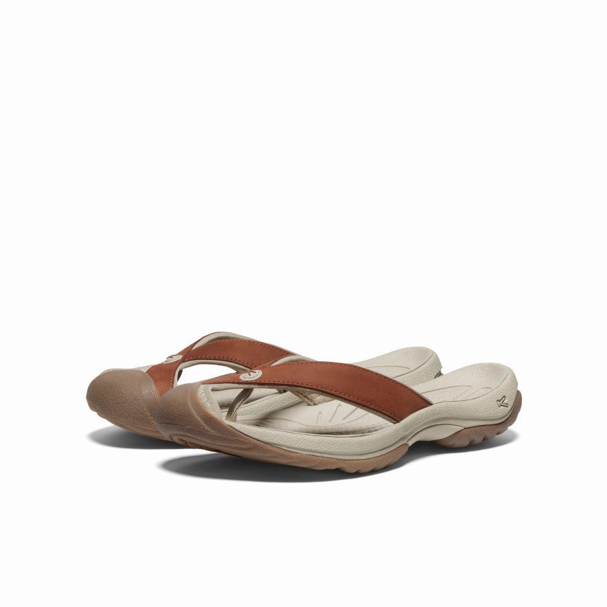 Women's Waimea Leather Flip-Flop  |  Sorrel Horse/Plaza Taupe Padded