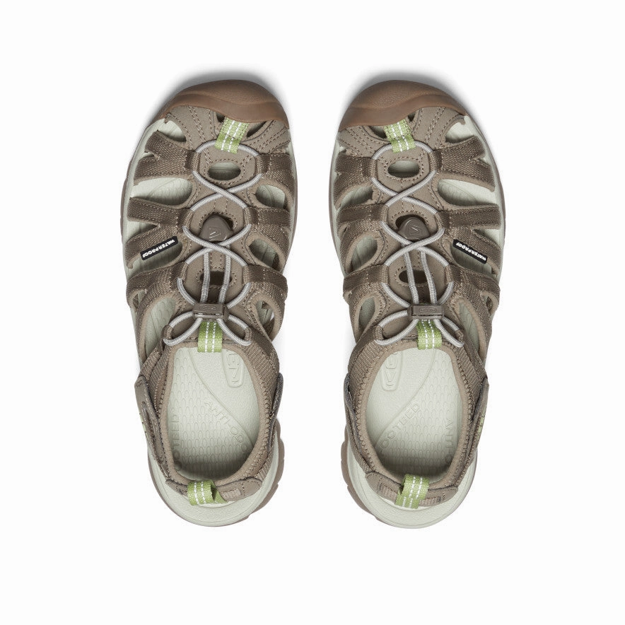 slip resistant texture Stylish Outdoor Sandals Women's Whisper  |  Timberwolf/Tarragon