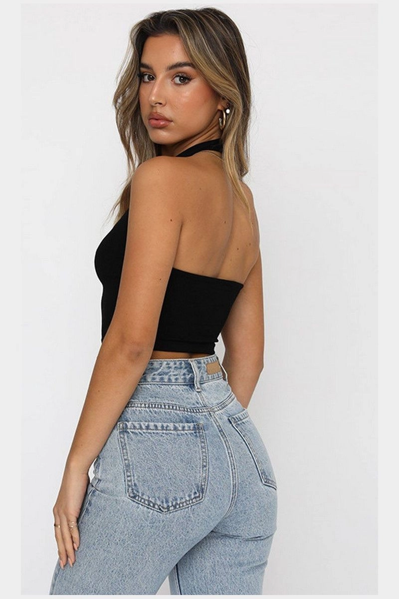 WOMEN SEXY BACKLESS TIGHT CROP TANK TOP Comfy All-Day