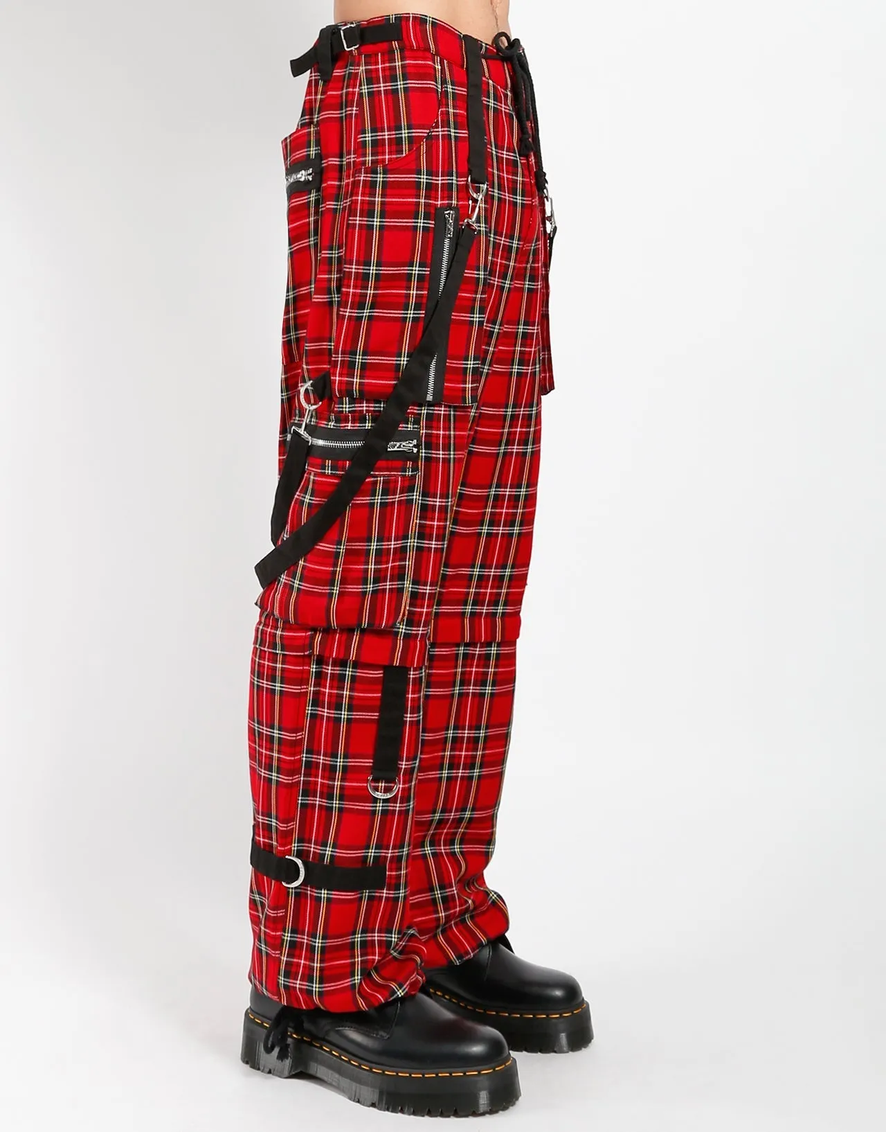 CLASH PANT RED PLAID Core Essential