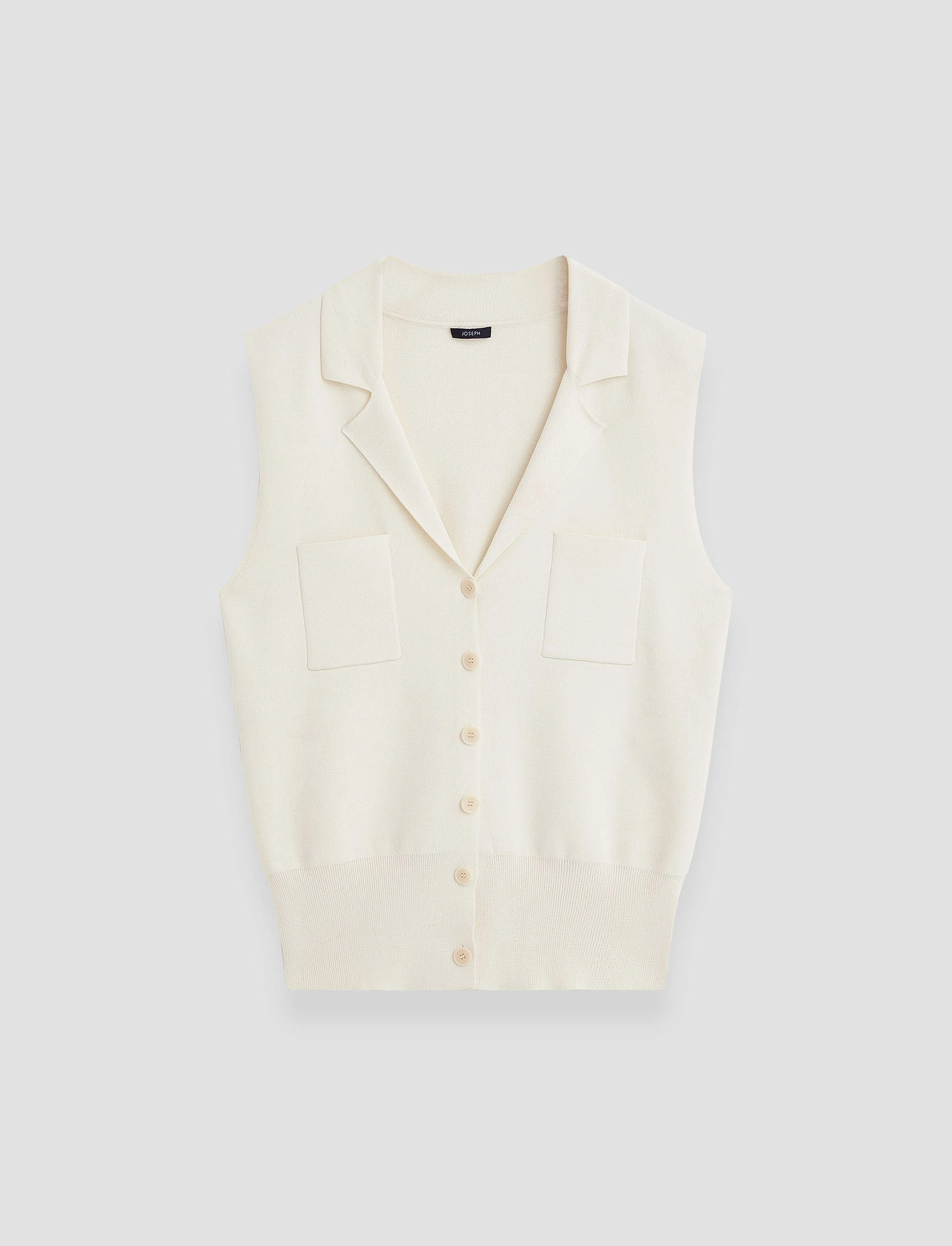 Milano Knit Stretch Vest Closet Essential