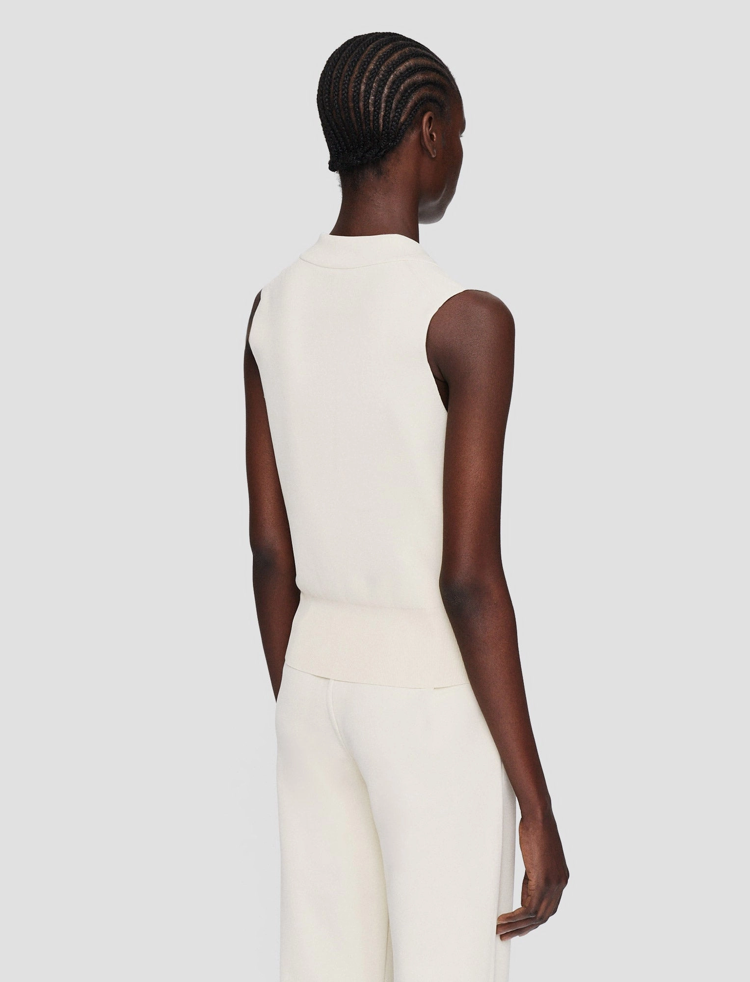 Milano Knit Stretch Vest Neutral Fit Easy Comfort