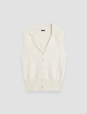 Milano Knit Stretch Vest Closet Essential