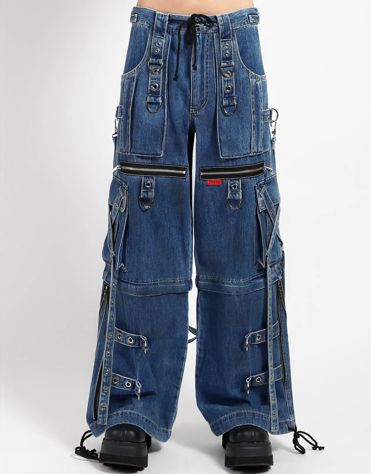 Slim Fit Wear X-STRAP PANT BLUE DENIM